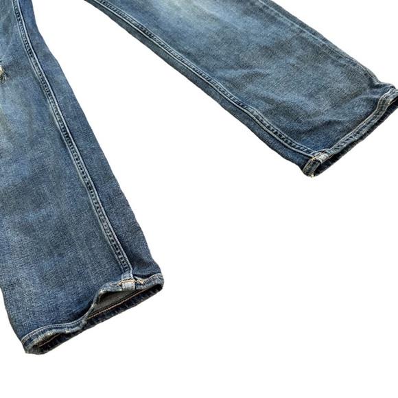 Calvin Klein High Rise Straight Ripped Jeans 2 - Picture 8 of 8